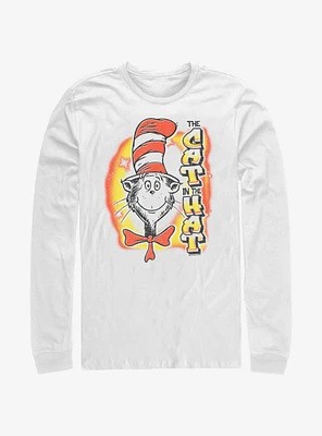 Dr. Seuss The Cat Hat Airbrush Long-Sleeve T-Shirt