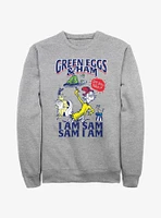 Dr. Seuss I Am Sam Green Eggs and Ham Sweatshirt