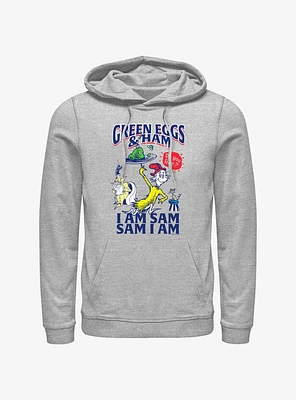 Dr. Seuss I Am Sam Green Eggs and Ham Hoodie