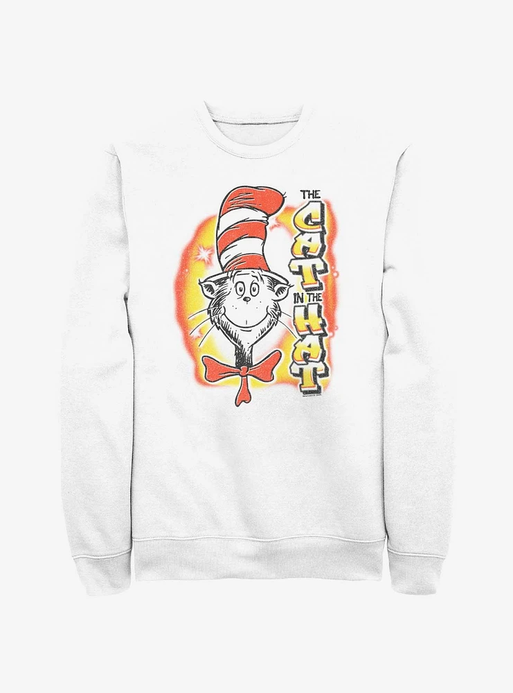 Dr. Seuss The Cat Hat Airbrush Sweatshirt