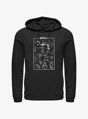 Dr. Seuss Collection Poster Hoodie