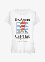 Dr. Seuss The Cat Hat Fun That Is Funny Girls T- Shirt