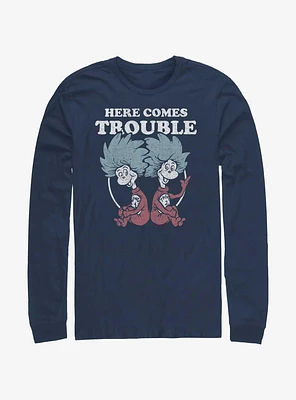 Dr. Seuss Thing 1 and 2 Trouble Long-Sleeve T-Shirt