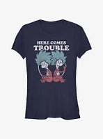 Dr. Seuss Thing 1 and 2 Trouble Girls T- Shirt