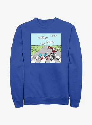 Dr. Seuss The Cat Hat and Things Crossing Sweatshirt