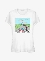 Dr. Seuss The Cat Hat and Things Crossing Girls T- Shirt