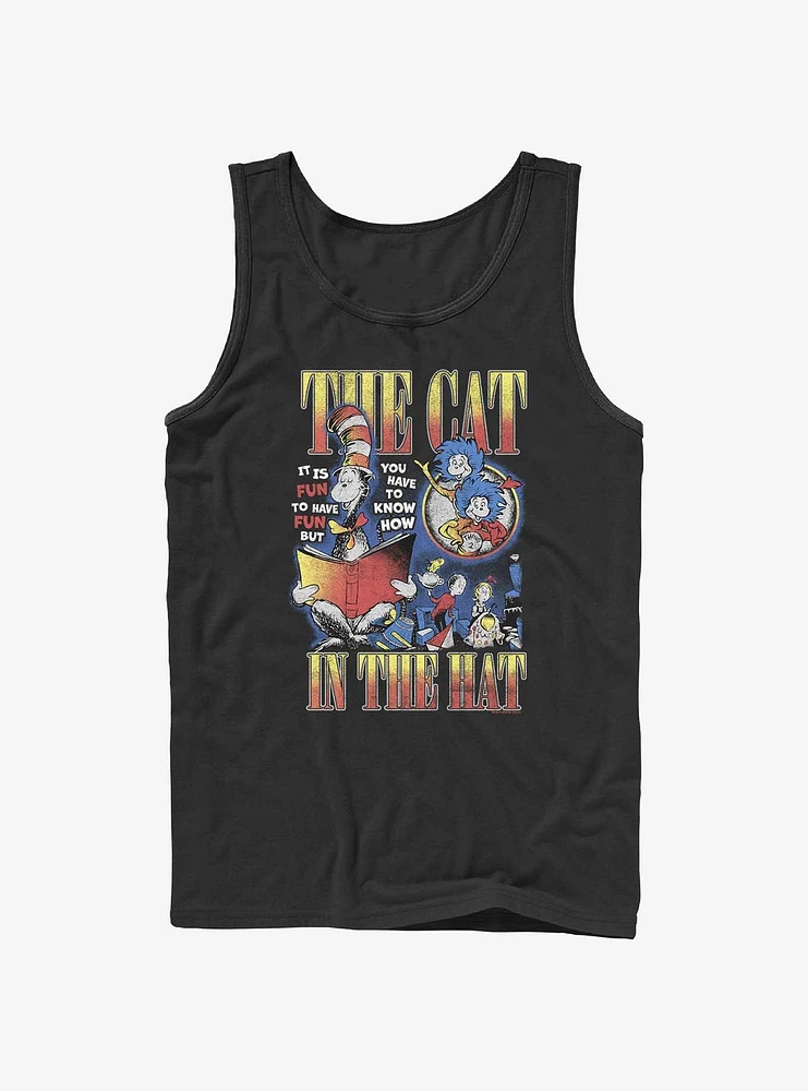 Dr. Seuss The Cat Hat Reading Book Tank