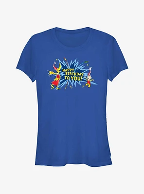 Dr. Seuss Happy Birthday To You Girls T- Shirt