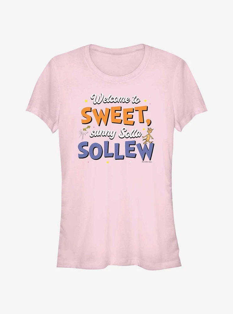 Dr. Seuss Welcome To Solla Sollew Girls T- Shirt