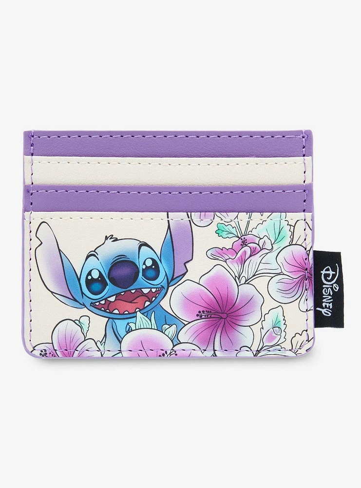 Loungefly Disney Lilo & Stitch Hibiscus Flowers Cardholder