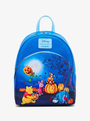 Loungefly Disney Winnie The Pooh Pumpkin Patch Mini Backpack