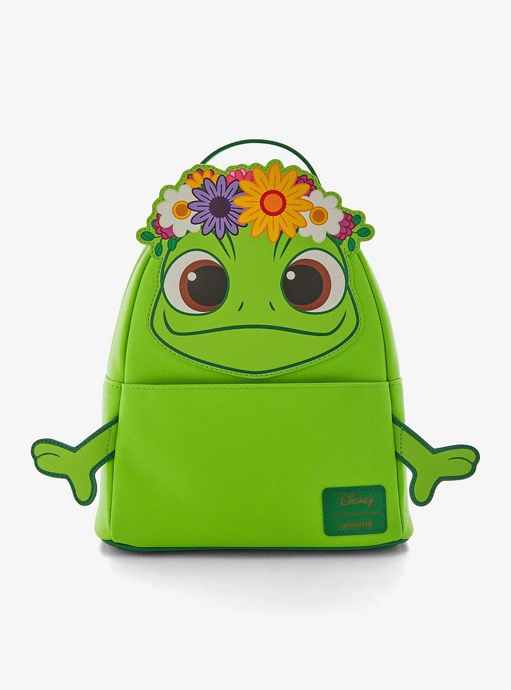 Loungefly Disney Tangled Pascal Flower Crown Mini Backpack