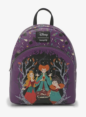 Loungefly Disney Hocus Pocus Sanderson Sisters Woods Mini Backpack