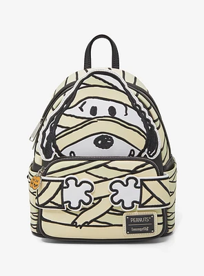 Peanuts Snoopy Mummy Glow-In-The-Dark Figural Mini Backpack