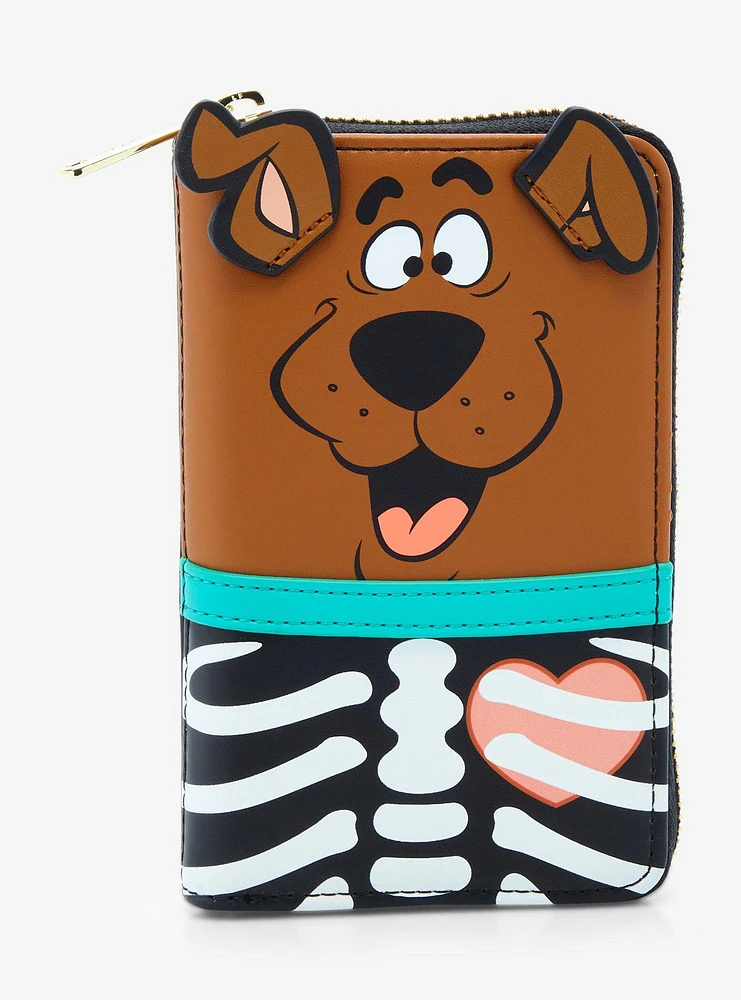 Scooby-Doo! Skeleton Glow-In-The-Dark Zipper Wallet