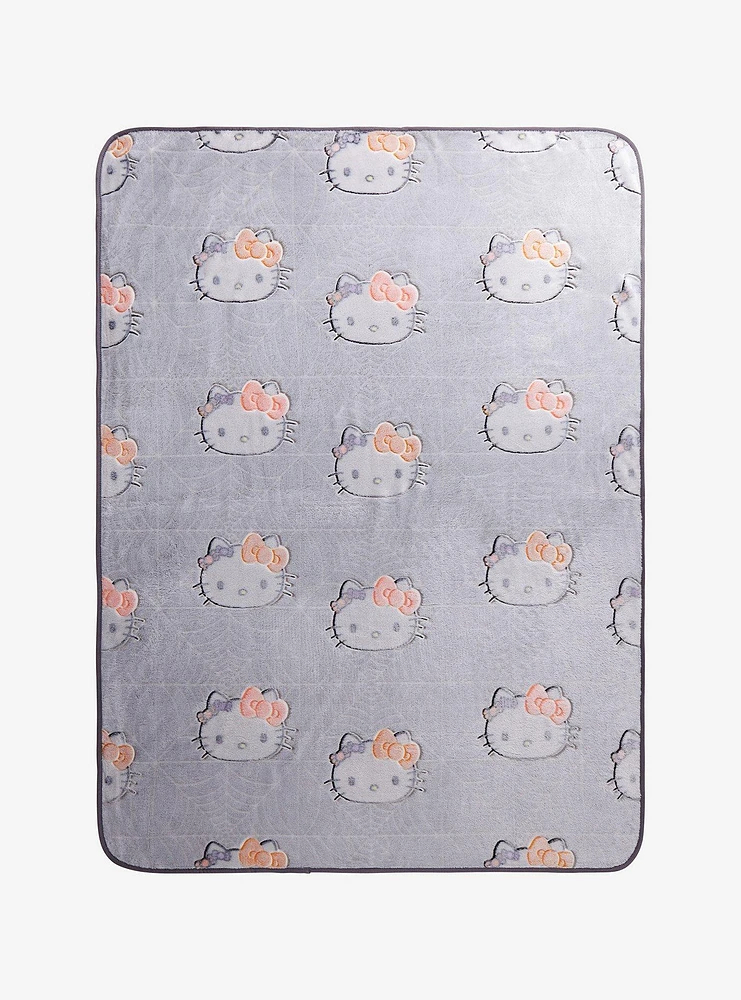 Hello Kitty Halloween Throw Blanket