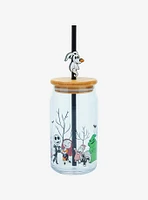 The Nightmare Before Christmas Characters Glass Cup