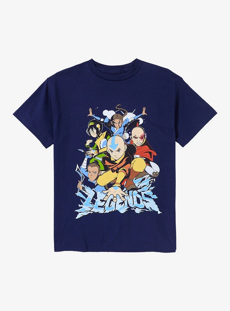 Avatar: The Last Airbender Group Portrait Youth T-Shirt