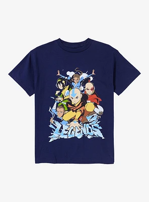 Avatar: The Last Airbender Group Portrait Youth T-Shirt