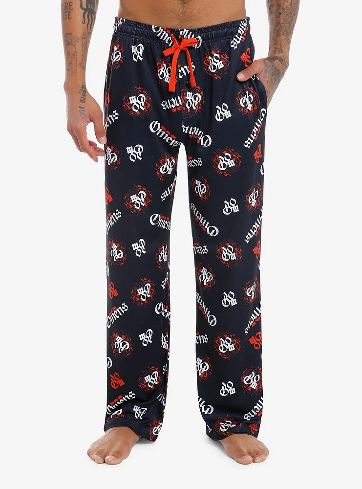 Bad Omens Logo Pajama Pants