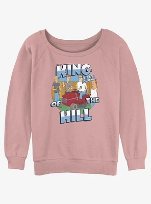 King Of The Hill Whut! Slouchy Girls Sweatshirt