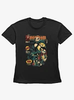 Disney The Nightmare Before Christmas Comic Cover Girls Straight Fit T-Shirt