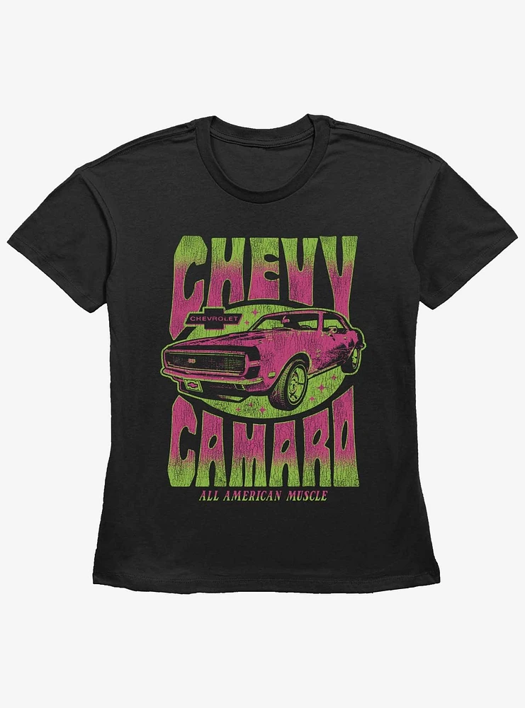 General Motors Super Sport Chevy Camaro Girls Straight Fit T-Shirt