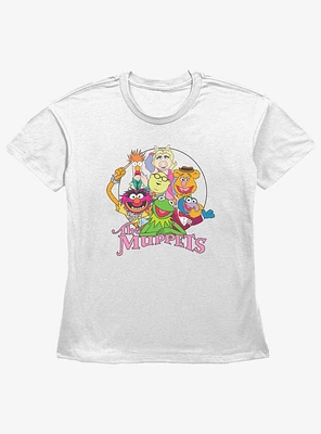 Disney The Muppets Puppet Picture Girls Straight Fit T-Shirt