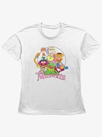 Disney The Muppets Puppet Picture Girls Straight Fit T-Shirt