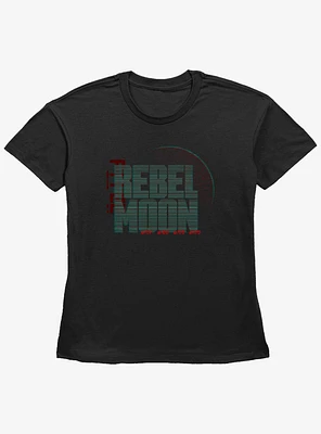 Marvel Rebel Moon Symbols Girls Straight Fit T-Shirt