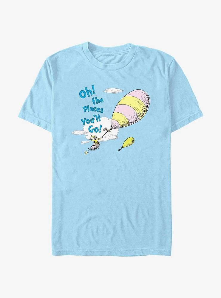 Dr. Seuss Oh The Places T- Shirt