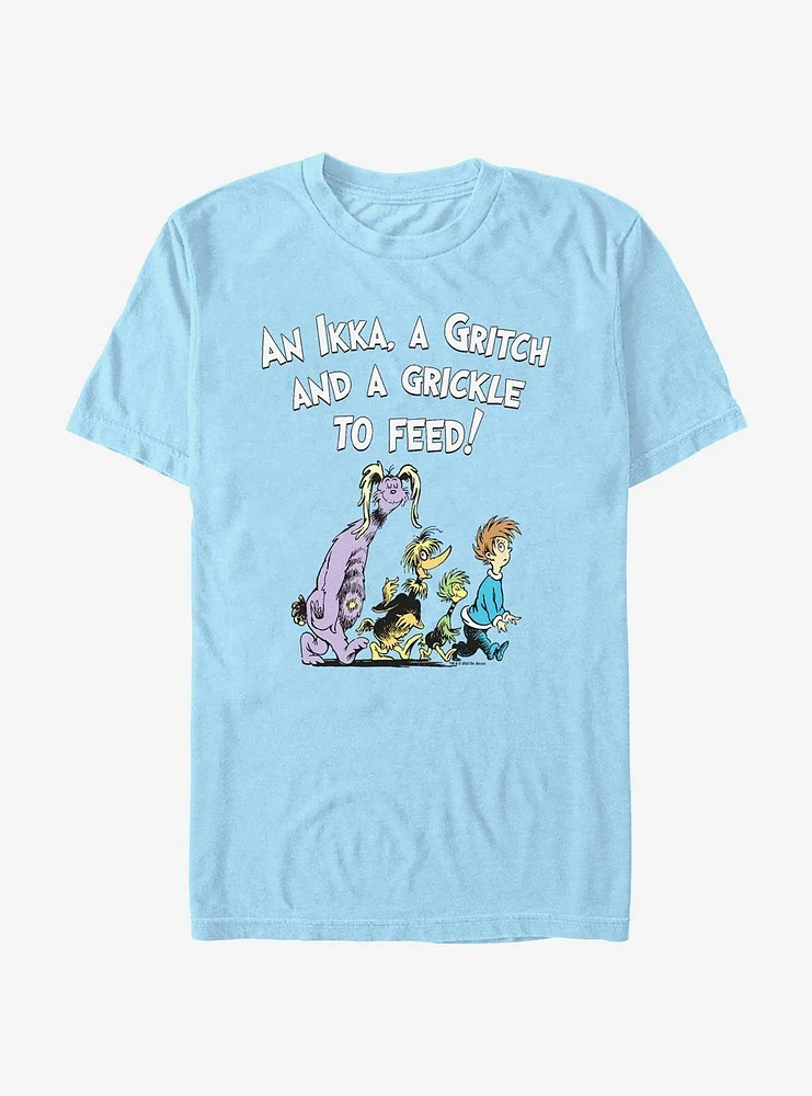 Dr. Seuss Grickle To Feed T- Shirt