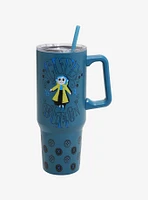 Coraline Button Stainless Steel Travel Cup