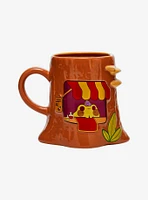 Frog Stump Figural Mug By Rhinlin