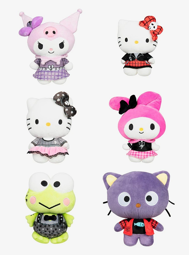 Sanrio Hello Kitty and Friends Punk Blind Assorted 8 Inch Plush