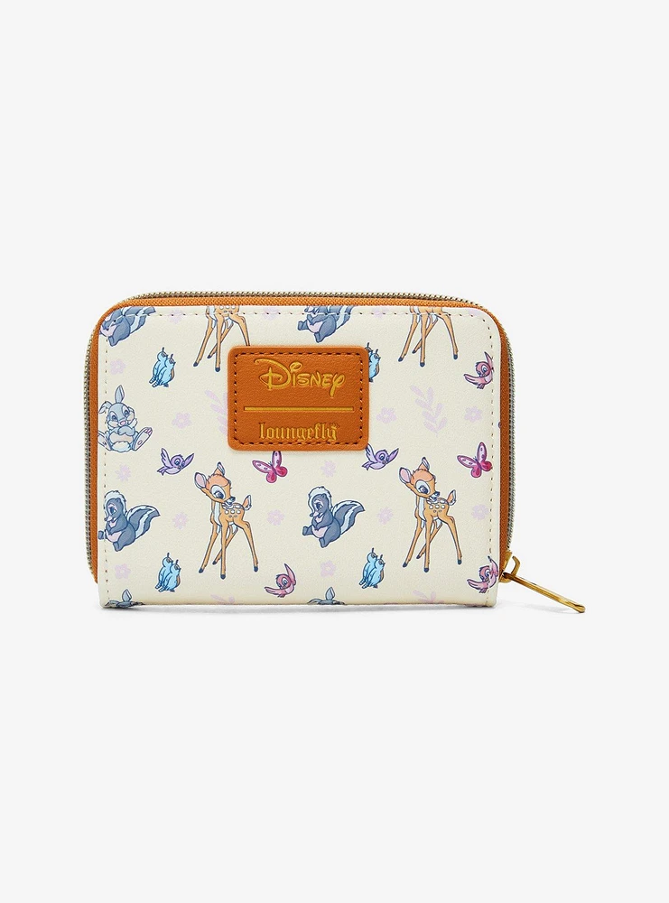 Loungefly Disney Bambi & Friends Mini Zipper Wallet