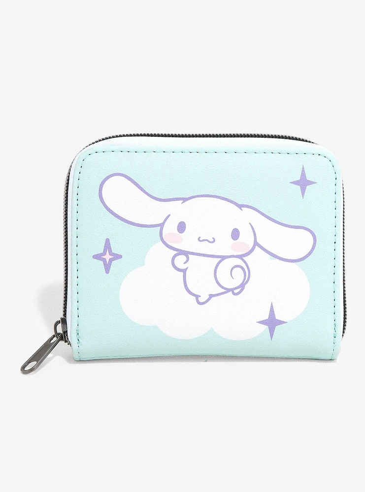 Loungefly Cinnamoroll Flying Clouds Mini Zipper Wallet Hot Topic Exclusive