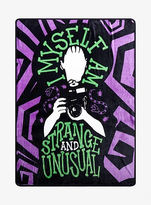 Beetlejuice Lydia Deetz Strange & Unusual Throw Blanket