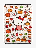 Hello Kitty Pumpkin Spice Throw Blanket