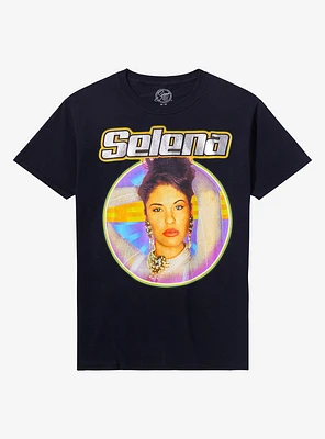 Selena Iridescent Foil Boyfriend Fit Girls T-Shirt