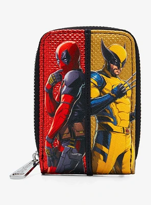 Loungefly Marvel Deadpool & Wolverine Split Portrait Accordion Wallet