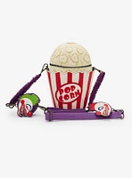 Loungefly Killer Klowns from Outer Space Popcorn Bucket Figural Glow-in-the-Dark Crossbody Bag