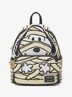 Loungefly Peanuts Snoopy Mummy Figural Glow-in-the-Dark Mini Backpack