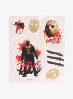 Friday The 13th Jason Masks Gel Clings