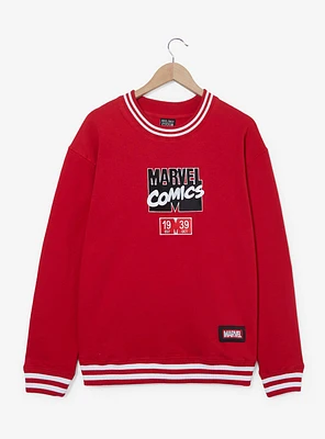 Marvel Comics Logo Crewneck - BoxLunch Exclusive