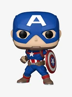 Funko Pop! Marvel Captain America Vinyl Bobblehead