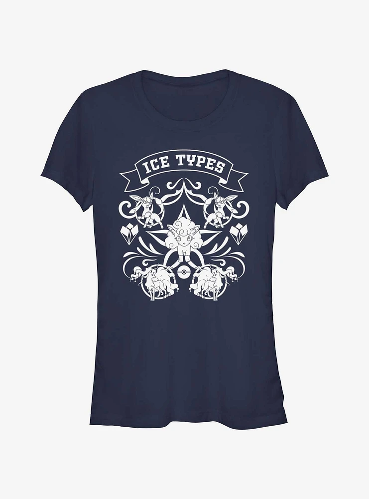 Pokemon Ice Type Winter Girls T-Shirt