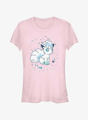 Pokemon Watercolor Vulpix Girls T-Shirt