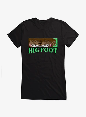 Hot Topic Chibi Cryptids Big Foot Smile Girls T-Shirt