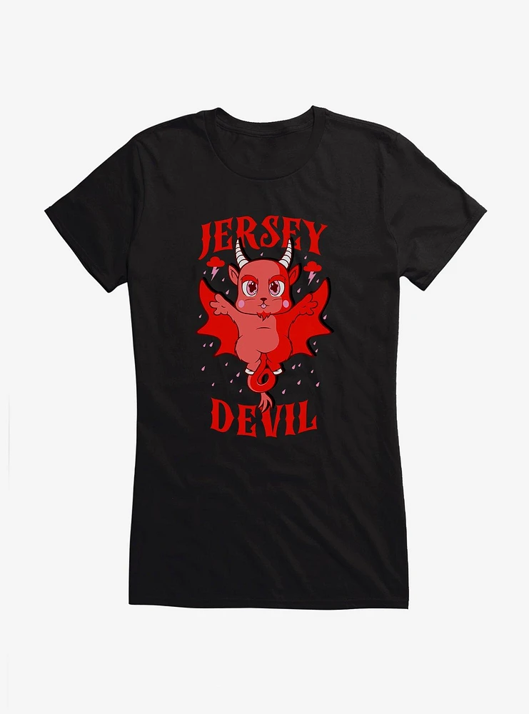 Hot Topic Chibi Cryptids Jersey Devil Girls T-Shirt